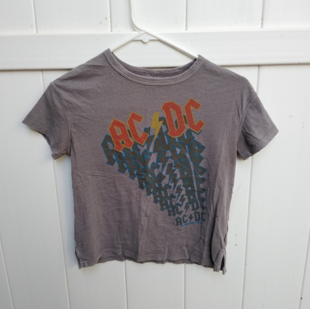 Acdc cropped tee